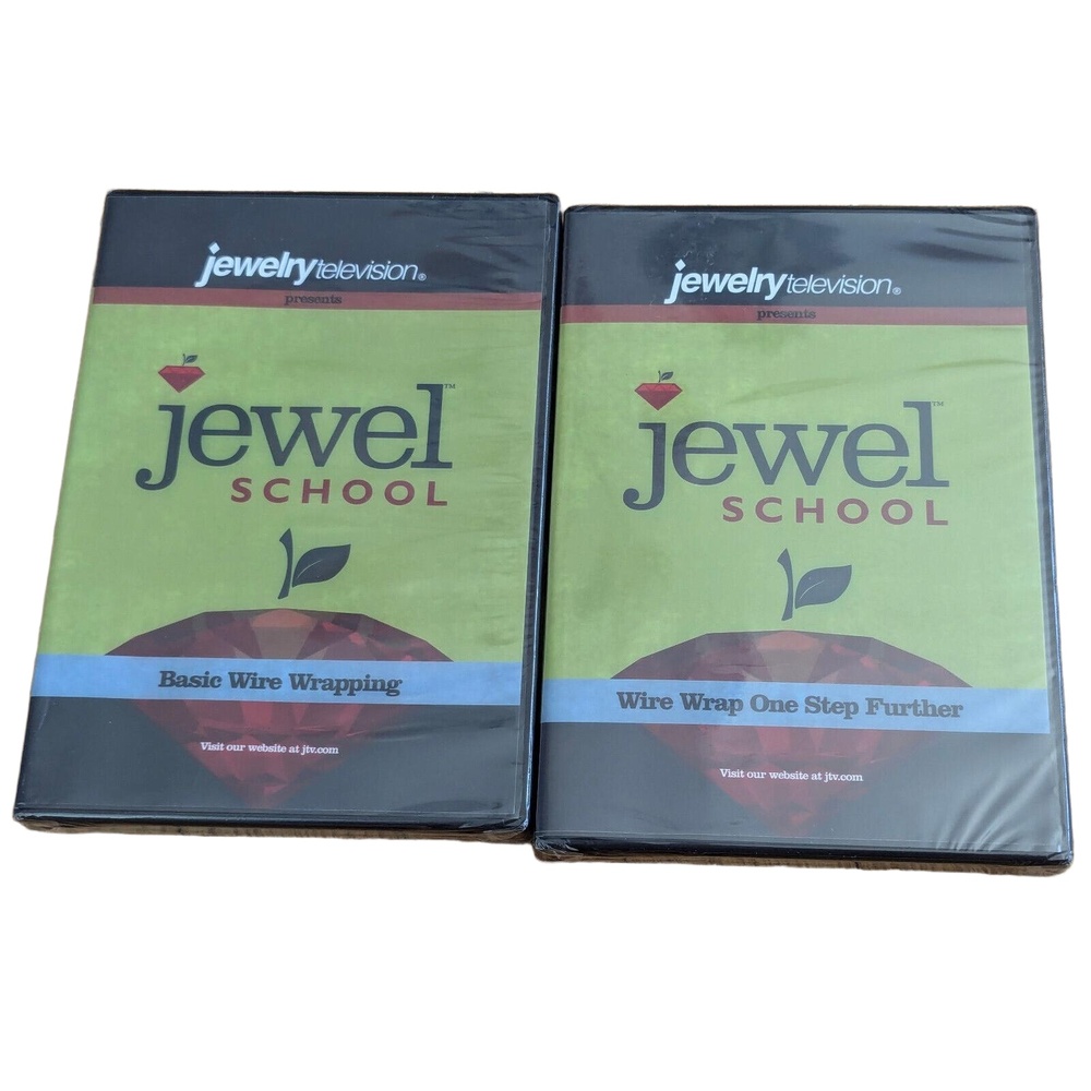 Jewel School Jewelry Making DVD Lot of‎ 2:  Wire #101, #103